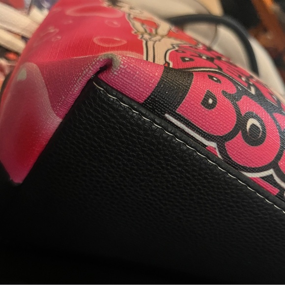 Betty Boop Pink Vintage Hand Bag - Picture 8 of 8